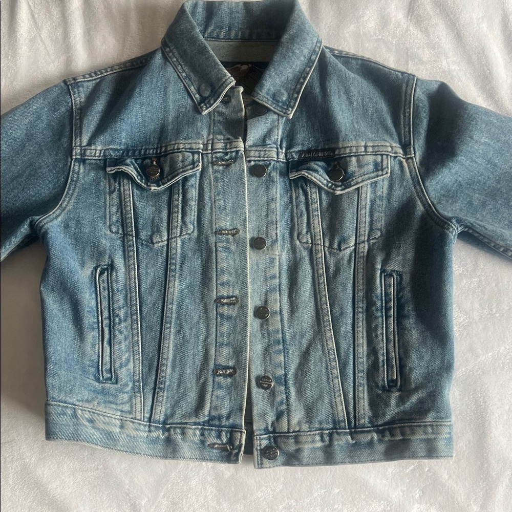 Harley-Davidson Acid Washed Women’s Blue Denim Jacket